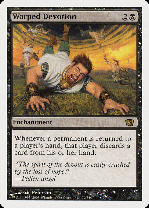 Warped Devotion - Eighth Edition Rare Card