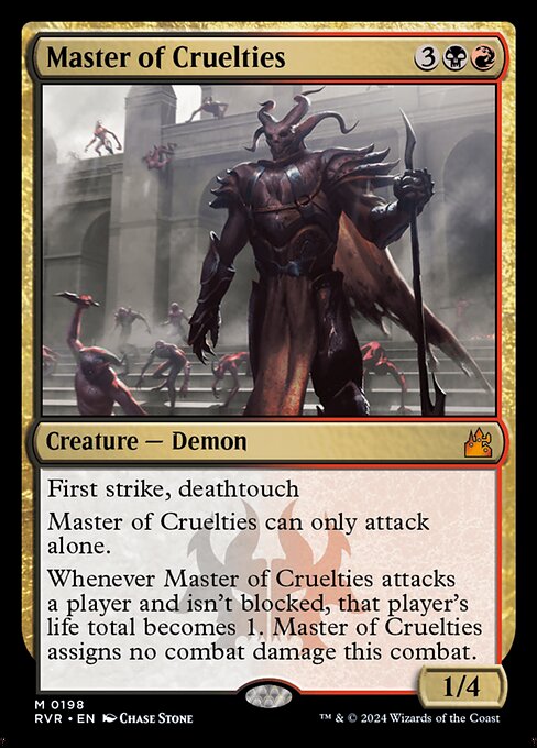 Master of Cruelties - Ravnica Remastered Mythic Card