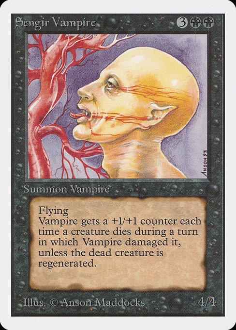 Sengir Vampire - Unlimited Edition Uncommon Card