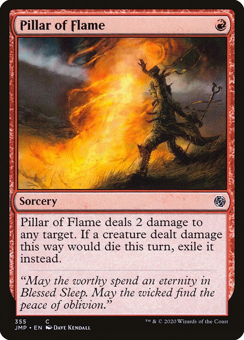 Pillar of Flame - Jumpstart Common Card