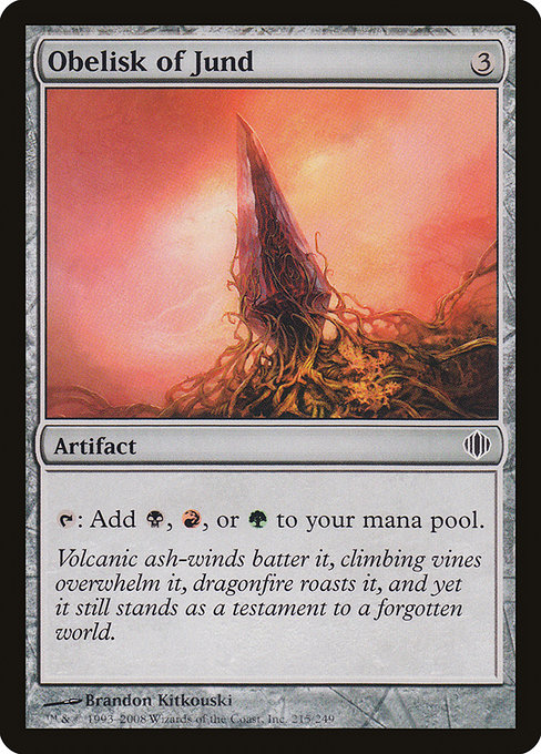 Obelisk of Jund - Shards of Alara Common Card