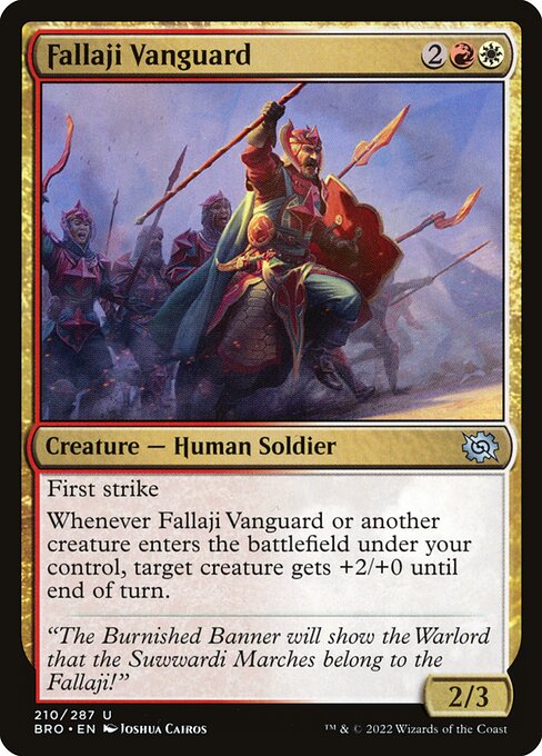 Fallaji Vanguard - The Brothers' War Uncommon Card