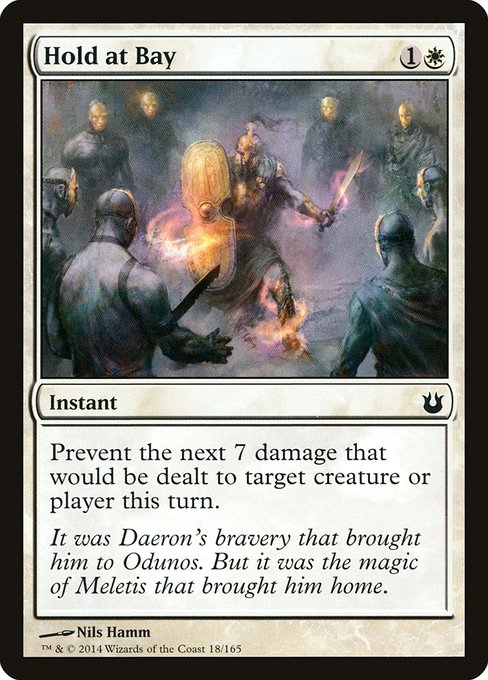Hold at Bay - Born of the Gods Common Card