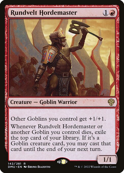 Rundvelt Hordemaster - Dominaria United Rare Card